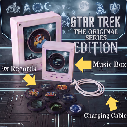 Echofy™ Star Trek Inspired Customizable Magnetic Record Player
